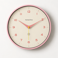 FinestClock Light Pink Wall Clock