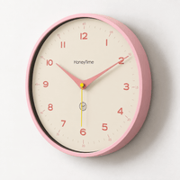 FinestClock Light Pink Wall Clock