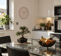 FinestClock Light Pink Wall Clock