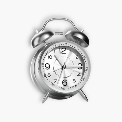 FinestClock Loud Twin Bell Alarm Clock