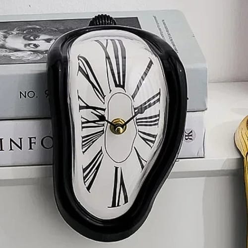 FinestClock Melted Effect Wall Clock Image