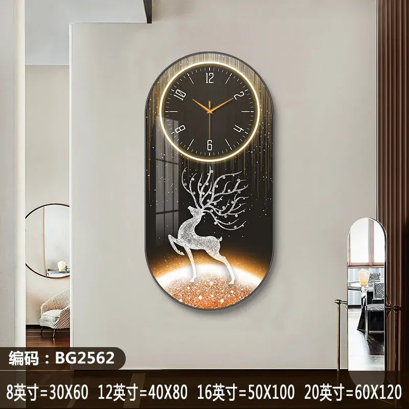 Black Decorative Modern Wall Clock