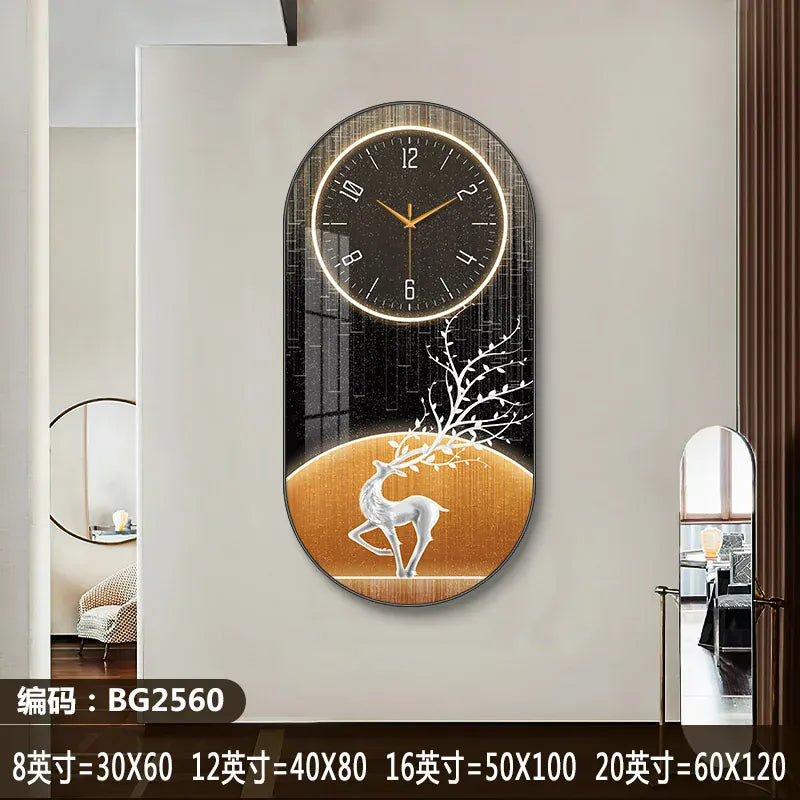 Black Decorative Modern Wall Clock