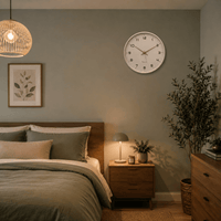 FinestClock Modern Nordic Wall Clock White