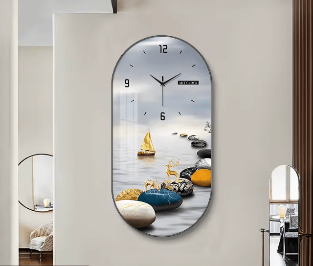 FinestClock Modern White Wall Clock