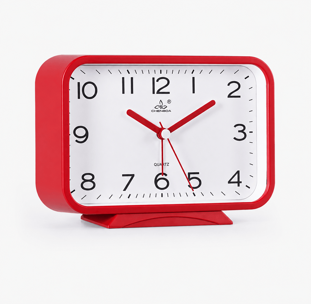 FinestClock Rectangular Alarm Clock Contemporary