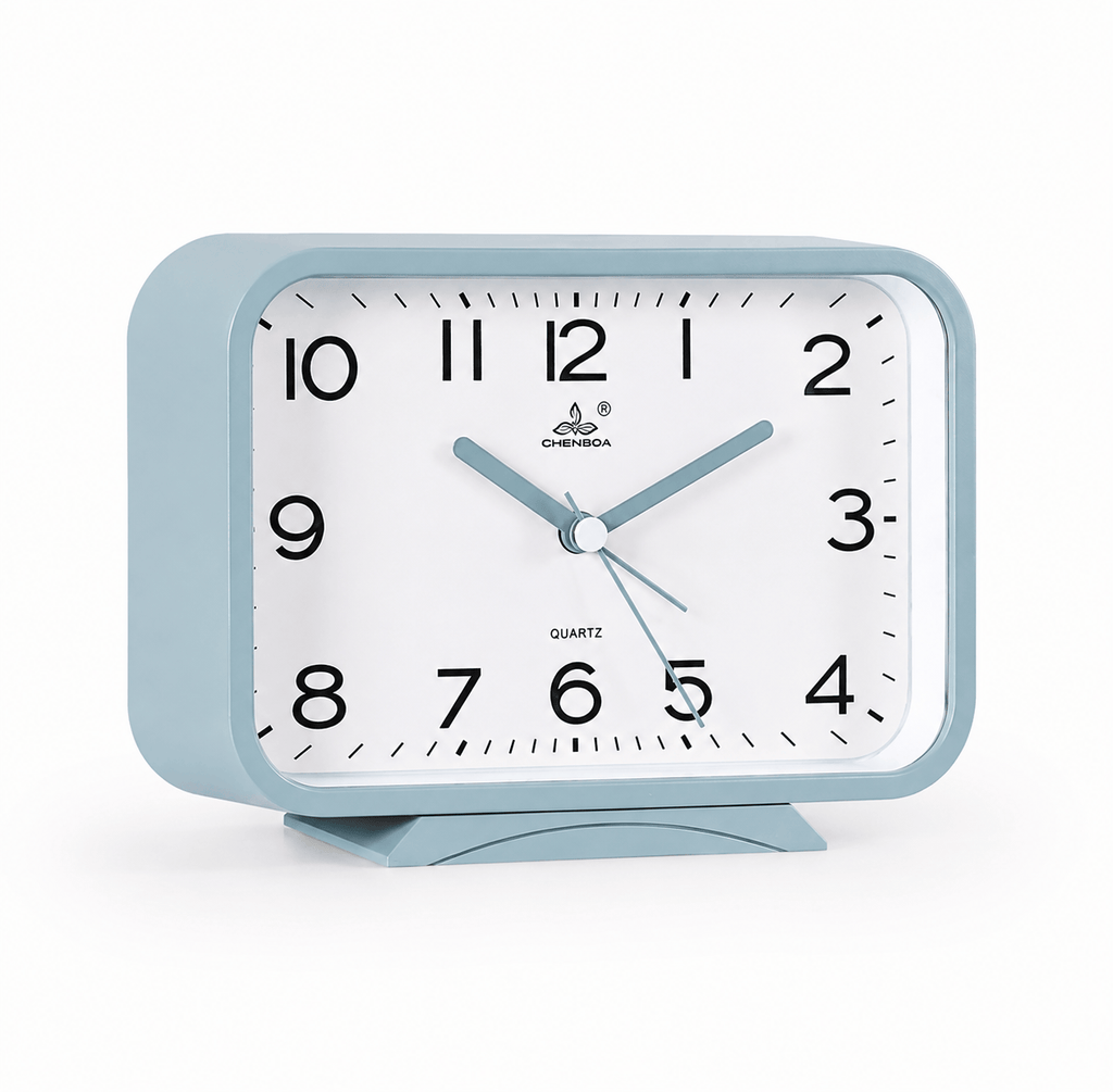 FinestClock Rectangular Alarm Clock Contemporary