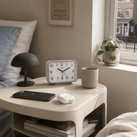 FinestClock Rectangular Alarm Clock Contemporary
