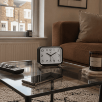 FinestClock Rectangular Alarm Clock Contemporary