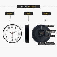 FinestClock Simple Wall Clock Design