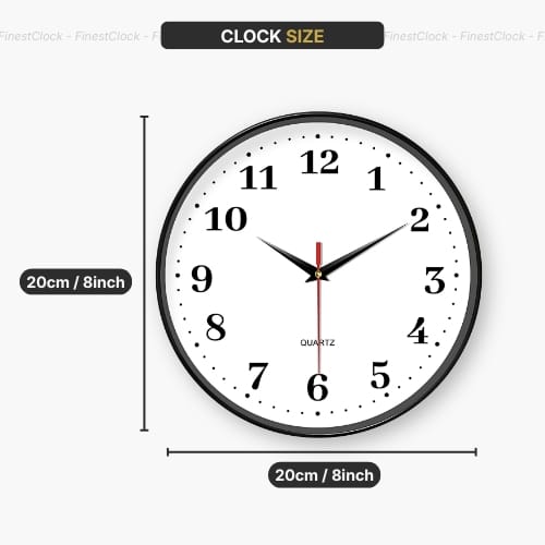 FinestClock Simple Wall Clock Design