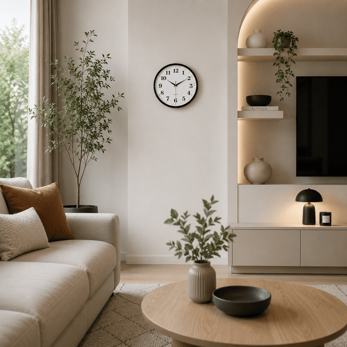 FinestClock Simple Wall Clock Design