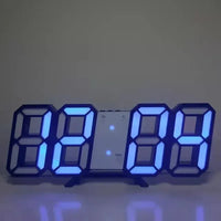 FinestClock Table 3D LED Alarm Clock Date/Temperature for Home Kitchen Offices Clock Decoration Garden Clocks Wall Clock Times Digital Decor