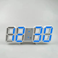FinestClock Table 3D LED Alarm Clock Date/Temperature for Home Kitchen Offices Clock Decoration Garden Clocks Wall Clock Times Digital Decor
