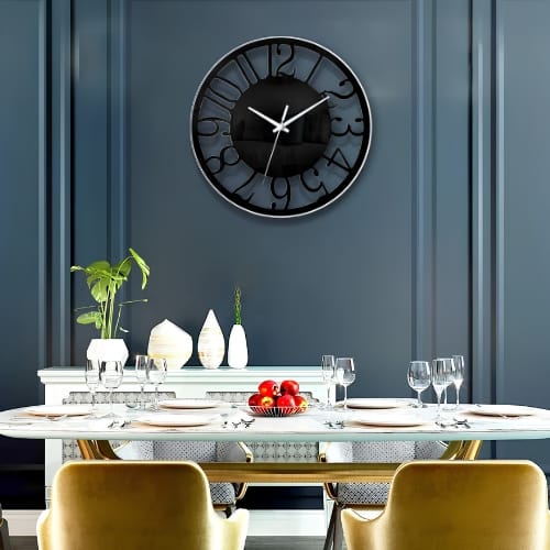 FinestClock Transparent Wall Clock For Living Room