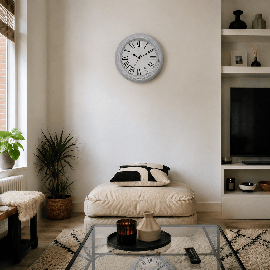 FinestClock Vintage Retro Kitchen Wall Clock