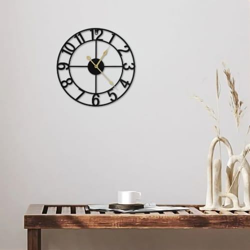 FinestClock Vintage Round Wall Clock