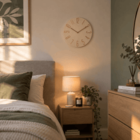 FinestClock White And Gold Colour Wall Clock