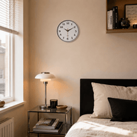 FinestClock White Simple Wall Clock Design