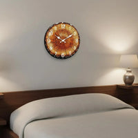 FinestClock Wood Grain Wall Clock