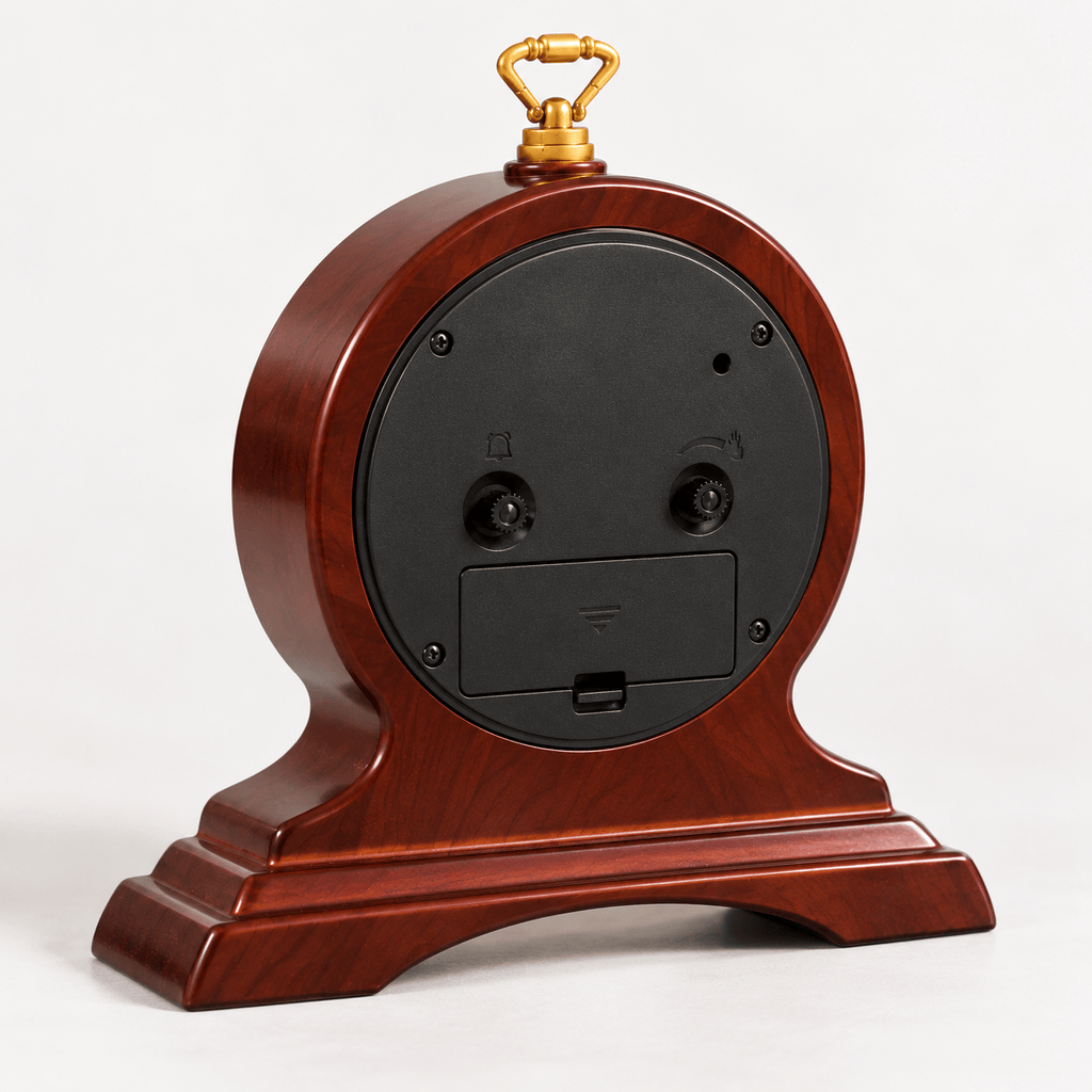 FinestClock Wooden Vintage Mantel Clock
